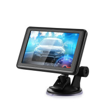 New 5" HD FM Bluetooth Car GPS Navigation Latest Europe Map Sat Nav Ruck Gps Navigators Automobile With Alarm Notice