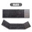(White keyboard) Mini folding keyboard Touchpad Bluetooth 3.0 Foldable Wireless Keypad for Windows,Android,ios Tablet ipad Phone 7