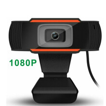 HD 1080P/720P Webcam with Microphone, Auto-Focus, 30fps, USB 2.0/3.0, 60 Adjustable Angle for PC/Laptop