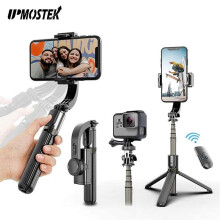 Gimbal Stabilizer for Phone Automatic Balance Selfie Stick Tripod with Bluetooth Remote for Smartphone Gopro Camera