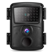 Mini caméra de trail 12 MP 1080p, détection de mouvement, extérieure, observation de la faune, IP54 étanche, pour la sécurité de la ferme