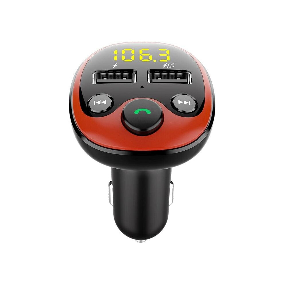 Radio Fm Transmitter Bluetooth Car Mp3 Player Handsfree Car Kit Dual Usb Charger Tf U Disk Music Player Car Accessories Gadgets 364967496413