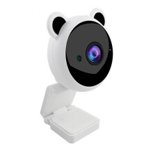 (White, China) Smart USB Genuine 1080P Webcam Web Camera Cute Digital Web Cam With Mic For Laptop Desktop TV Webcam Fits Skype Live Streaming