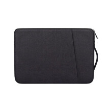 (Black, 15.6 inch) Laptop Sleeve Bag 13.3/14.1/15.6 inch Notebook Handbag Macbook Air Pro Case Cover Waterproof Side Carry Laptop Line Sleeve