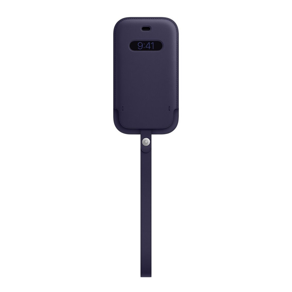 Apple Iphone 12 Mini Leather Sleeve With Magsafe - Deep Violet 194252467602