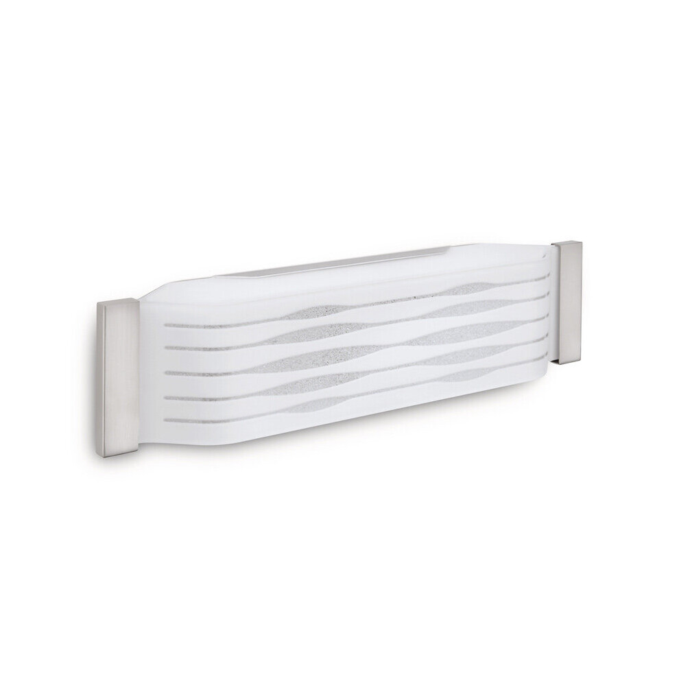 Philips 45571/17/16 2800K Matt Chrome Glass Dimmable Wall - 42W - New Light