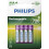 Philips 4 Pilhas Recarregáveis AAA 1