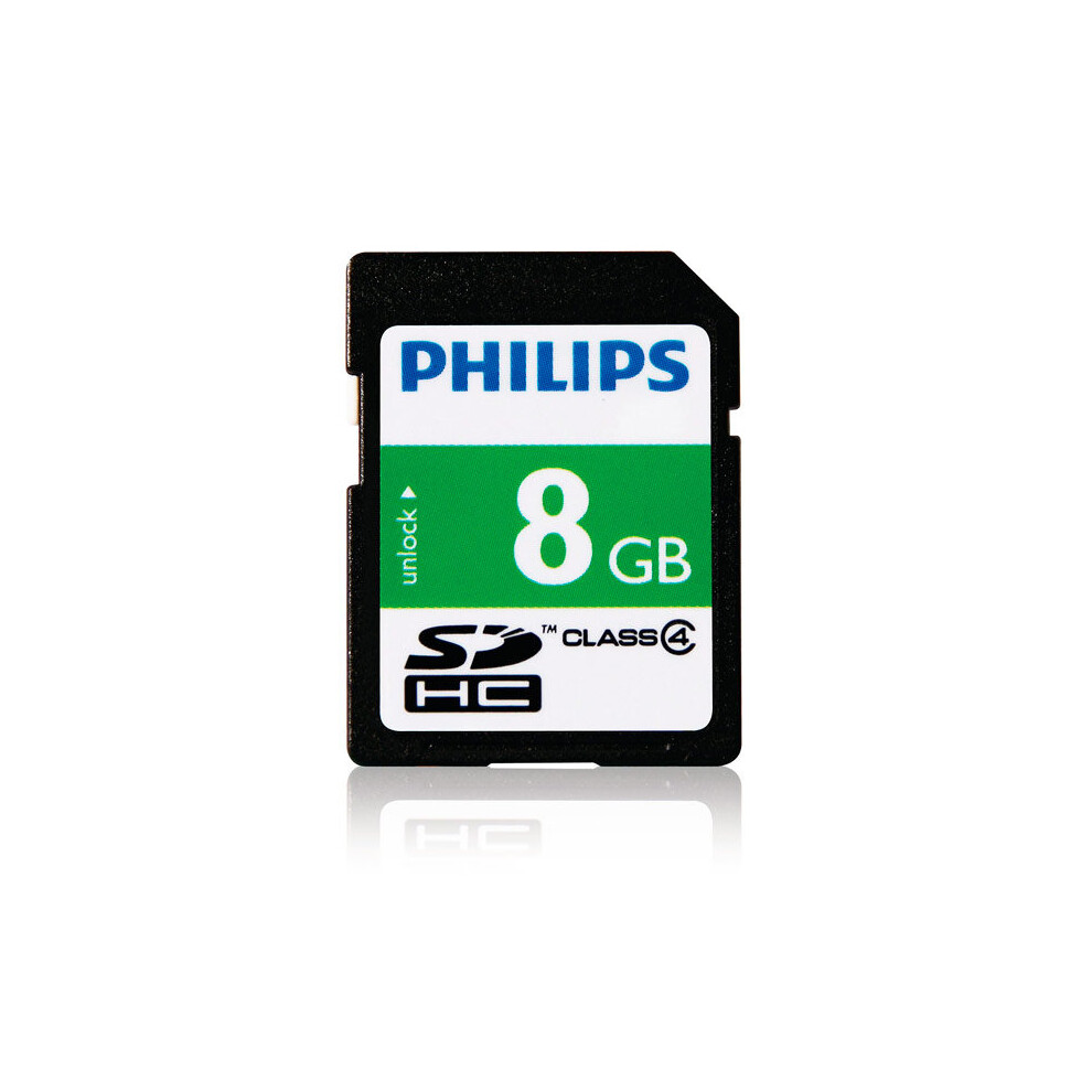 Philips 8GB SD High Capacity Memory Card Class 4