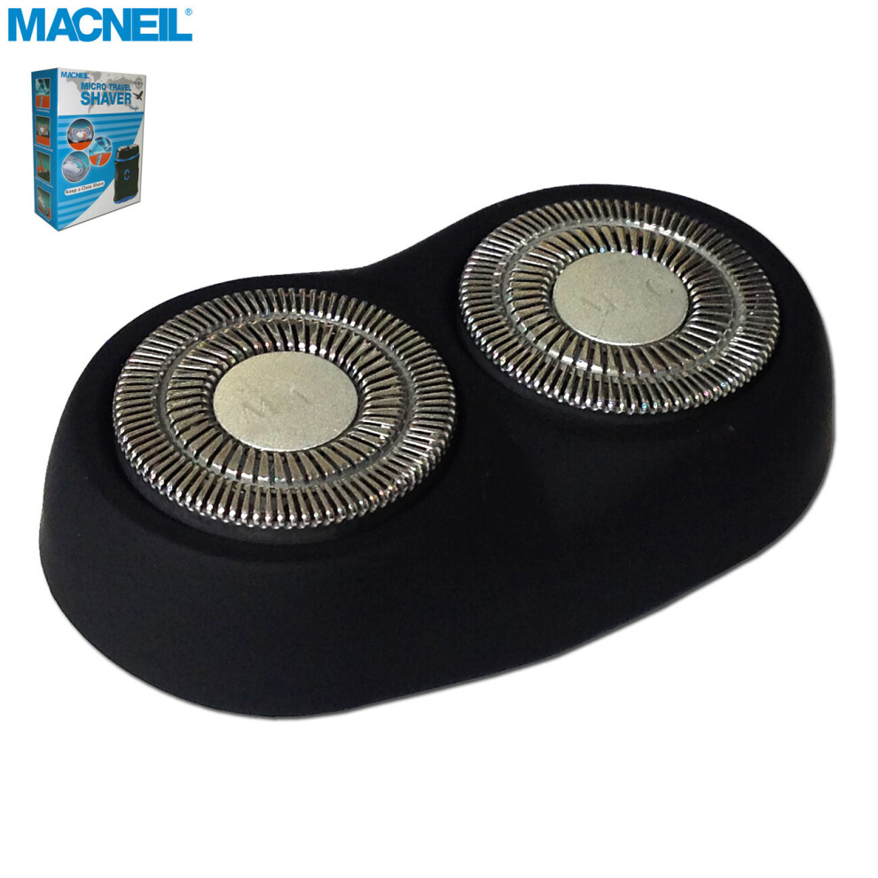 Macneil MCNBA737/P Travel Shaver Replacement Shaving Heads - NEW