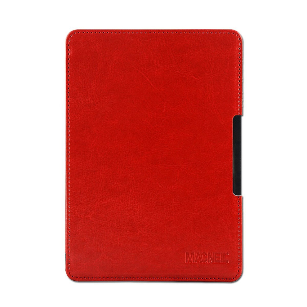 Kindle Case For Paperwhite WiFi Slim Magnetic PU Leather Flip Case,Red