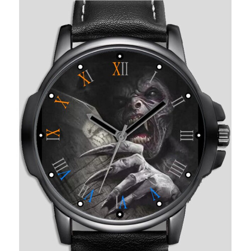 Gothic Screaming Dracula Vampire   Unique Wrist Watch FAST UK