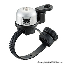 Cateye OH-2400 Flextight Brass Bell Silver