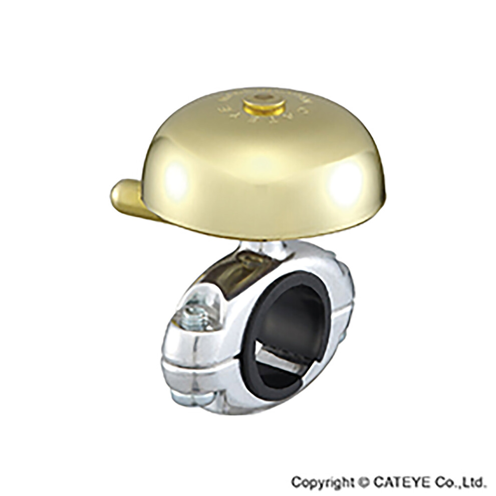 Cateye OH-2200 Yamabiko Brass Bell Gold