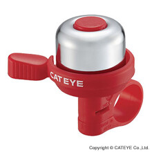 Cateye PB-1000 Wind Brass Bell Red