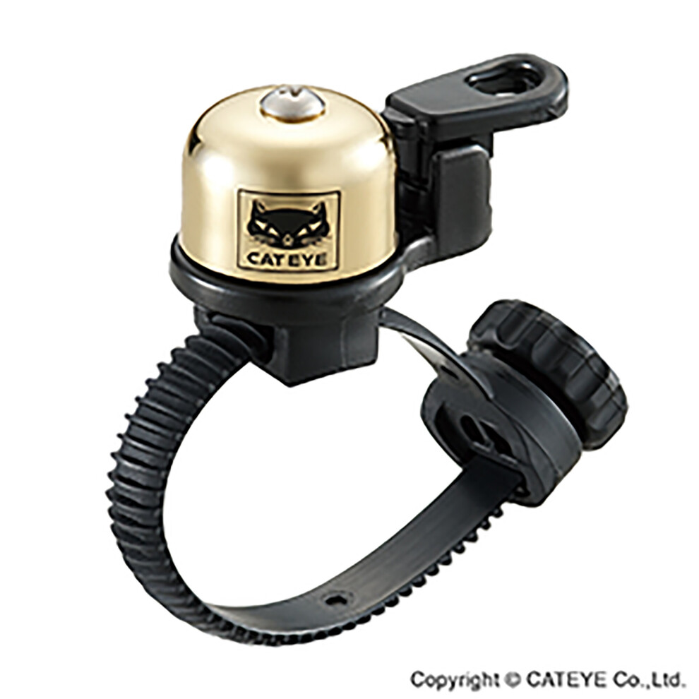 Cateye OH-2400 Flextight Brass Bell Gold