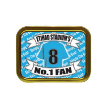 Manchester City Football Shirt Tobacco Tin Gift & Smoking Products