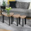 Homcom HOMCOM 3 PCs Nesting Table Coffee Table  Set MDF Living Room Furniture 3