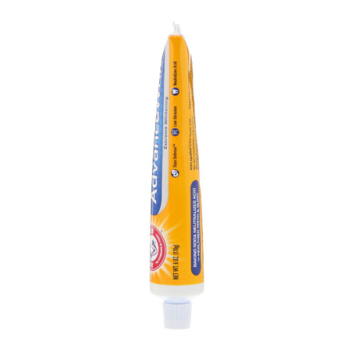 Arm & Hammer, Προηγμένη Λευκή, Αντικαβίτυρη Φθορίδιο Σόδα για Δόντια, Clean Mint, 6 oz (170 g) 1