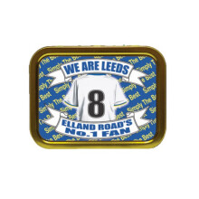 Leeds United Football Shirt Tobacco Tin Gift & Smoking Products