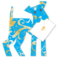 Binky The Dog 3D Animal Shaped Any Occasion Greeting Card Special Delivery Cards