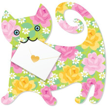 Rose The Cat 3D Animal Shaped Any Occasion Greeting Card Special Delivery Cards