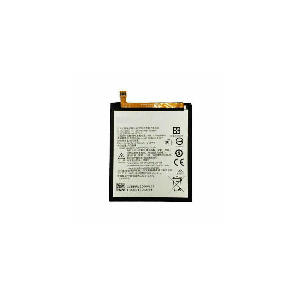 AAA Quality HE345 3060mAh Replacement Battery For Nokia 6.1