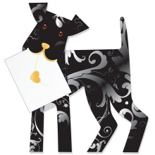 Raphael 3D Animal Shaped Any Occasion Greeting Card Special Delivery Cards