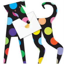 Greyhound 3D Animal Shaped Any Occasion Greeting Card Special Delivery Cards