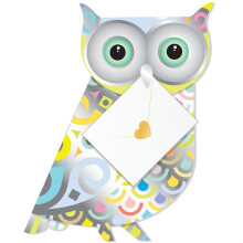 Opal The Owl 3D Animal Shaped Any Occasion Greeting Card Special Delivery Cards