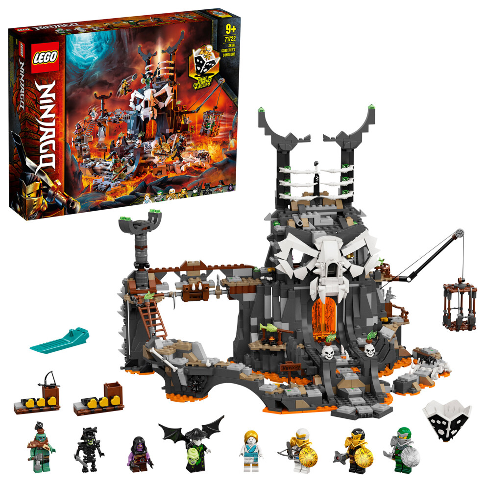 LEGO 71722 NINJAGO Skull Sorcerer's Dungeons 2in1 Building Set