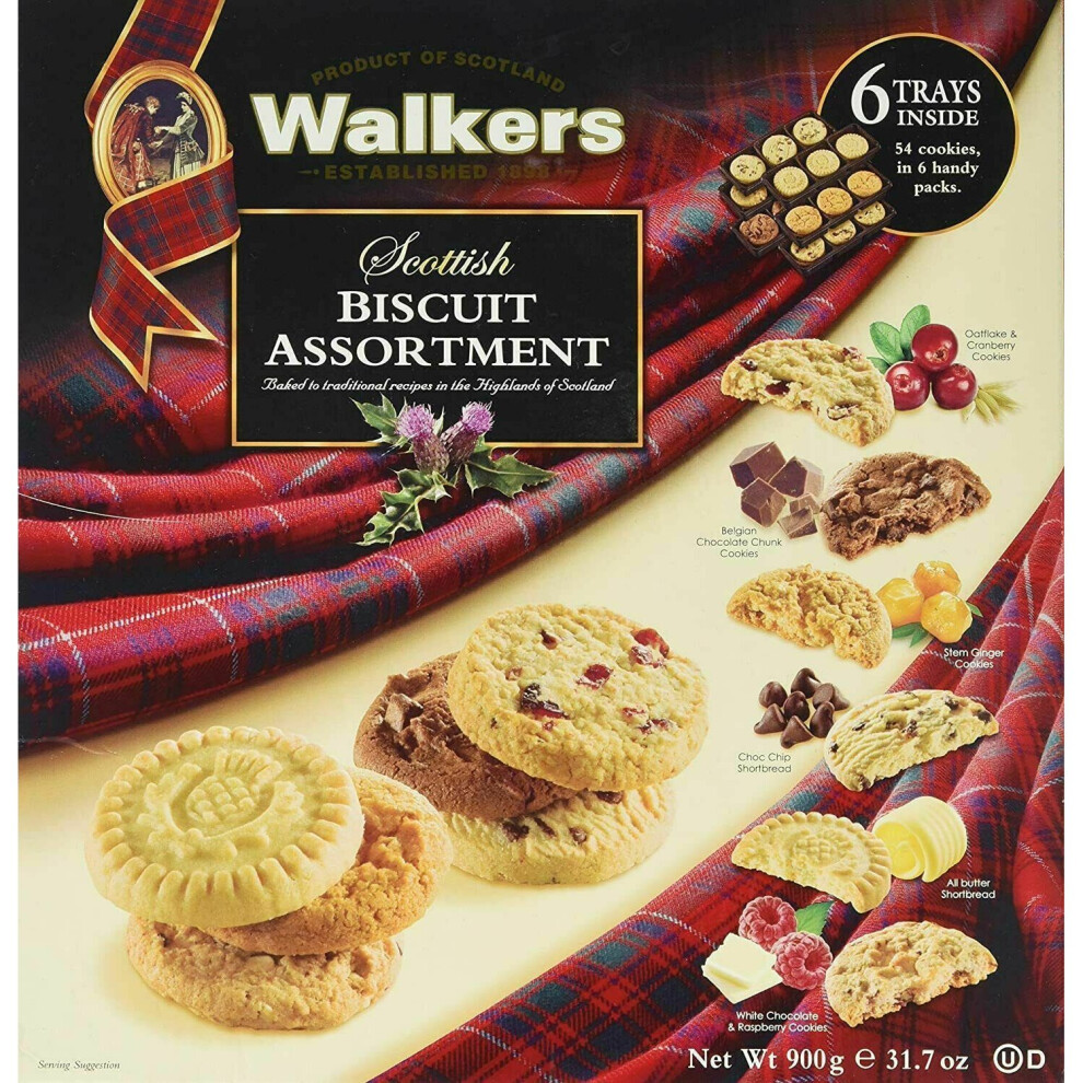 Walkers Scottish Shortbread All Butter Biscuit Assortment  Christmas Snacks