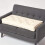 Homescapes (Cream) Cotton 2 Seater Booster Cushion 1