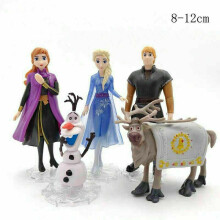 NEU für Disney Gefrorene Prinzessin 2 Kuchen Toppers Figuren Spielzeug Elsa Olaf Anna 5Pcs