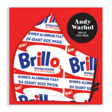Galison Andy Warhol Brillo Face Mask