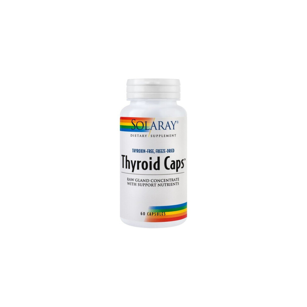 Secom Thyroid Caps Solaray, 60 Capsule,