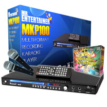 (Wired Microphones, 200 Songs) Mr Entertainer MKP100 CDG DVD MP3G Karaoke Machine Player. HDMI/Record/Rip/USB