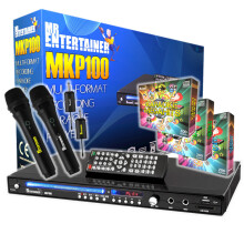 (Wireless Microphones, 600 Songs) Mr Entertainer MKP100 CDG DVD MP3G Karaoke Machine Player. HDMI/Record/Rip/USB