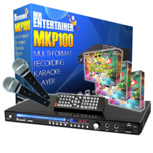 (Wired Microphones, 600 Songs) Mr Entertainer MKP100 CDG DVD MP3G Karaoke Machine Player. HDMI/Record/Rip/USB