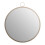 Premier Housewares Premier Housewares Round Wall Mirror with Gold Finish Frame 1