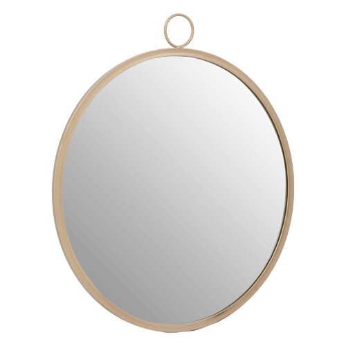 Premier Housewares Premier Housewares Round Wall Mirror with Gold Finish Frame 1