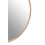 Premier Housewares Premier Housewares Round Wall Mirror with Gold Finish Frame 4