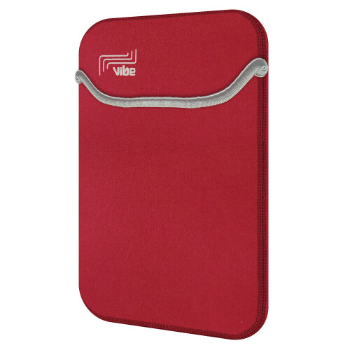 Vibe 11-Inch Neoprene Sleeve Case for Tablets & Laptops - Red, Water-Repellent & Shock-Proof (VB-NEOLPCS)