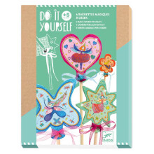 Djeco DIY Fairy Wands - Children's Make Your Own Wands Craft Kit