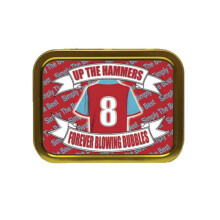 West Ham Football Shirt Tobacco Tin Gift & Smoking Products