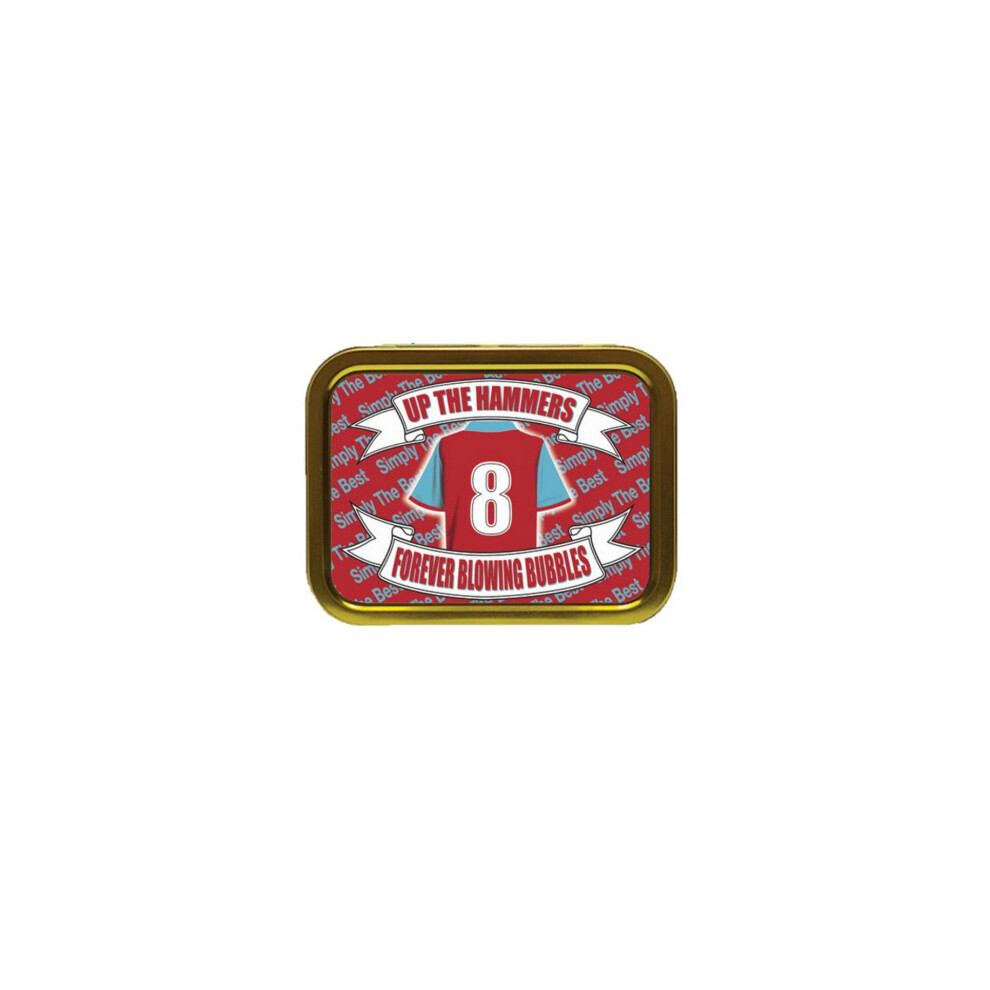 Personalised Gift Products West Ham Football Shirt Tobacco Tin Gift & Smoking Products