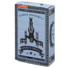 Matchbox Weird & Wonderful Sports Trivia Cards Fun Facts Travel Gift