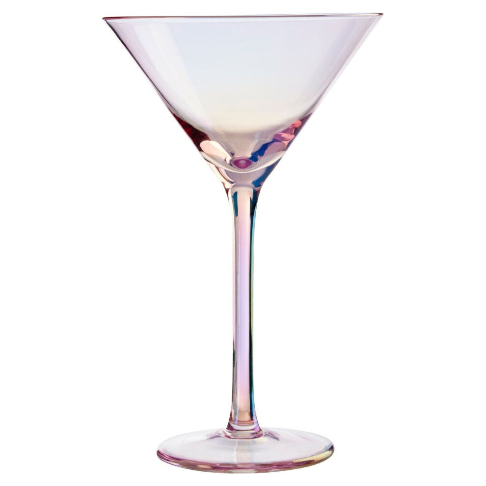 Frosted Deco Set Of Martini Glasses