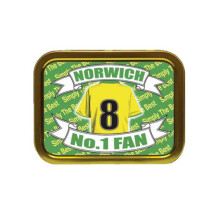 Norwich Football Shirt Tobacco Tin Gift & Smoking Products