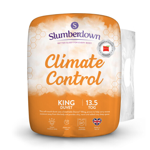 Slumberdown (13.5 Tog, King) Slumberdown Climate Control Duvet UK Made