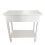 Etroite table d'appoint pour canapé avec étagère de rangement Blanc 2